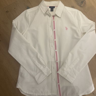 Chemisier blanc U.S. Polo Assn. (rose)