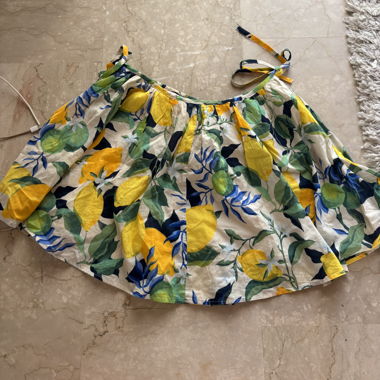 H&M Lemon Print Skirt