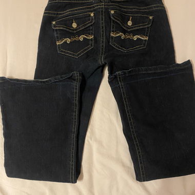 Industrial Cotton flared jeans