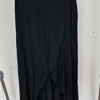 Jupe portefeuille noire