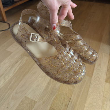 Sandales scintillantes Melissa / chaussures jelly
