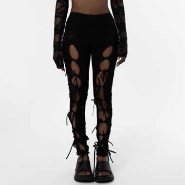 2x studios Skorpios Lace Tie-Up Pants