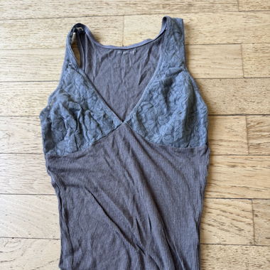 Vintage y2k bleifrei Tanktop Lila Size S