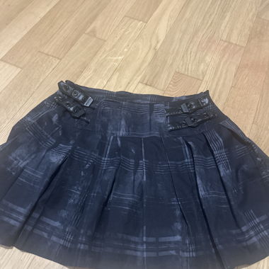 Jupe plissée à carreaux