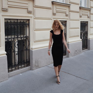 Robe Midi Reformation noire