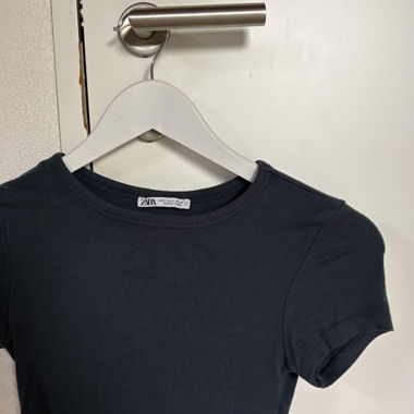 T-shirt Zara Blau/Grau, S
