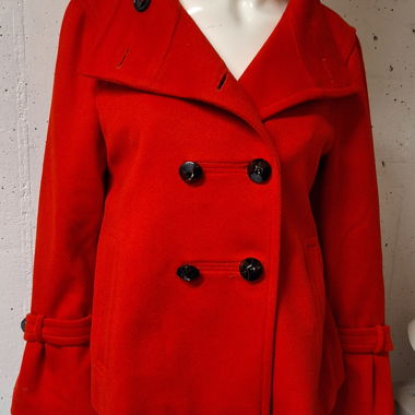 Cappotto corto Zara Woman rosso Gr. M