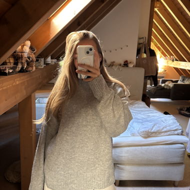 Pull en maille gris de Vero Moda