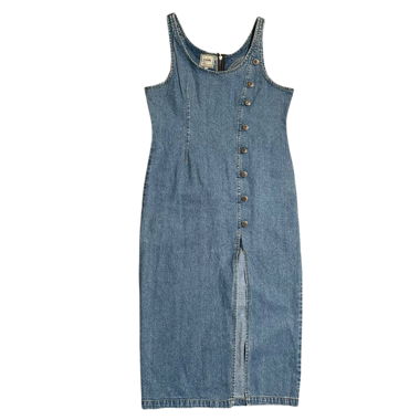Chiori Denim Button Dress 