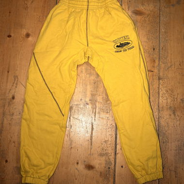 Pantaloni da jogging Corteiz gialli con stampa