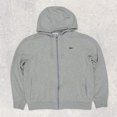 Vintage Lacoste Pullover Hoodie Grau (M)