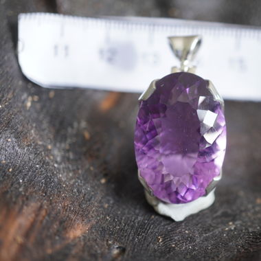 Amethyst Anhänger 925 Silber  