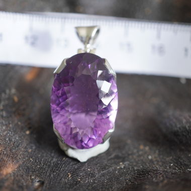 Amethyst Anhänger 925 Silber  