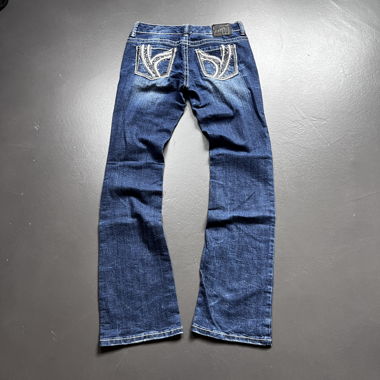 Jeans bootcut Miss Me vintage, Taglia M (A134)