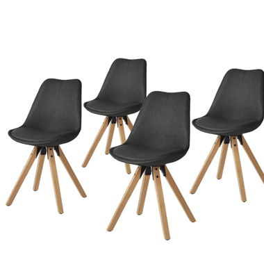 Polsterstuhl Aledas II - Webstoff  4er Set