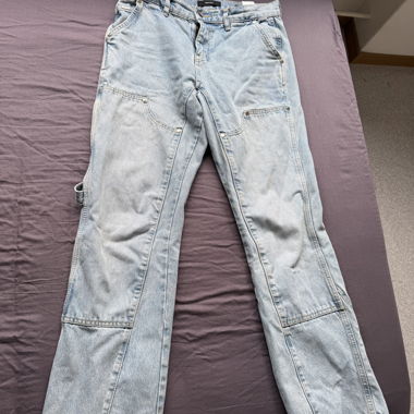 Jeans en denim évasé