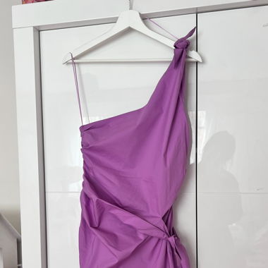 Lilac dress from Zara