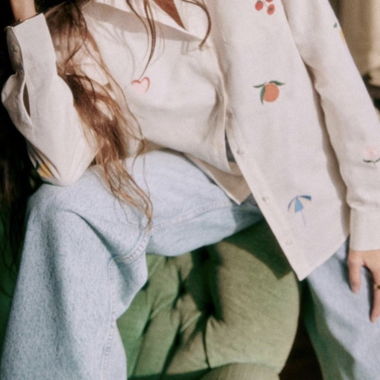 Sezane Embroidered Shirt