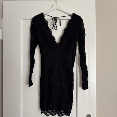 Black lace H&M dress size 36