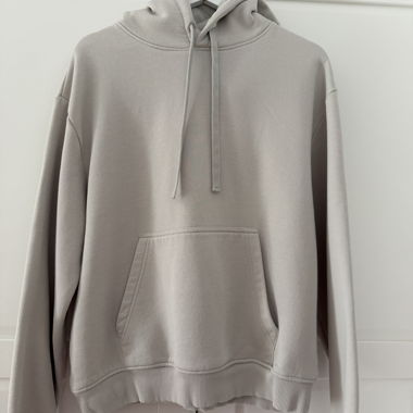 Felpa con cappuccio ZARA beige M