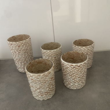 Bicchieri decorativi in set da 5