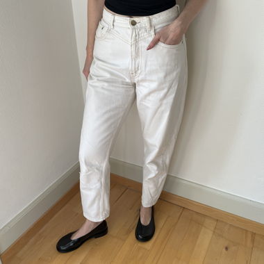 Pantaloni in jeans bianchi