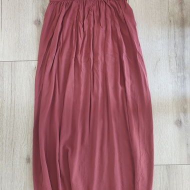 Burgundy ONLY Midi Skirt