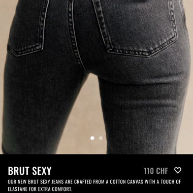 Sezane grey brut sexy jeans