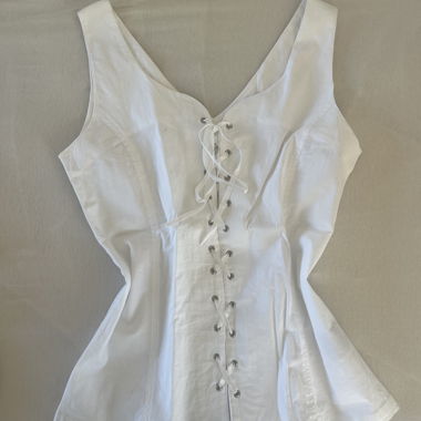 Top stile corsetto