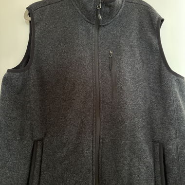 Fleece-Weste grau