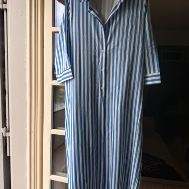 Striped Shirt Dress