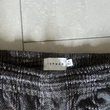 Topman straight leg check jogger