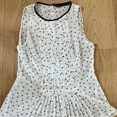 Polka dot Bluse von Zara gr S
