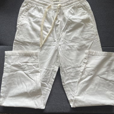 Pantaloni bianchi Pull&Bear