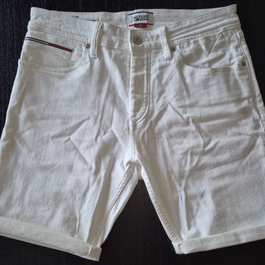 Pantaloncini in denim bianchi Hilfiger Denim