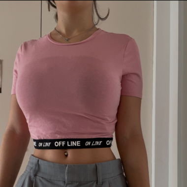 Croptop rosa