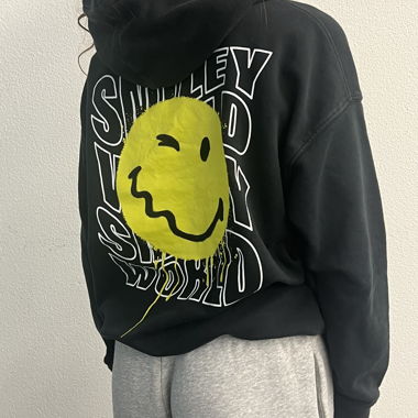 Sweat à capuche noir