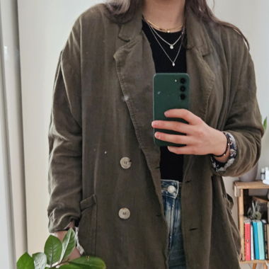 Grüne Übergangsjacke - Perfekt für den Frühling