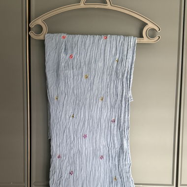 Embroidered Blue Dupata/Scarf