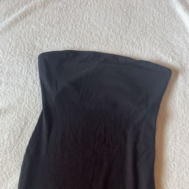 Schwarzes Bandeau Kleid