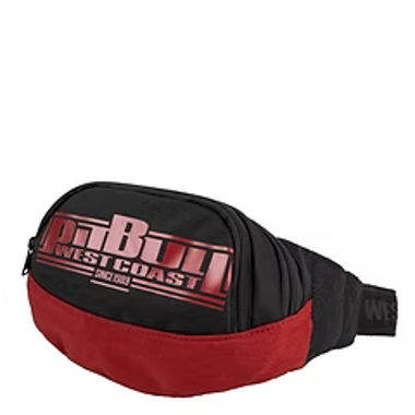 PIT BULL WEST COAST WAISTBAG Boxing Schwarz/Rot