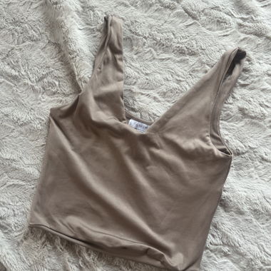 Top beige Braun