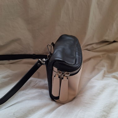 Black/Nude Leather Bag