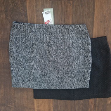 Two H and M mini skirts size 44 EU