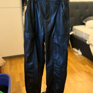 Pantalon Cargo similicuir 