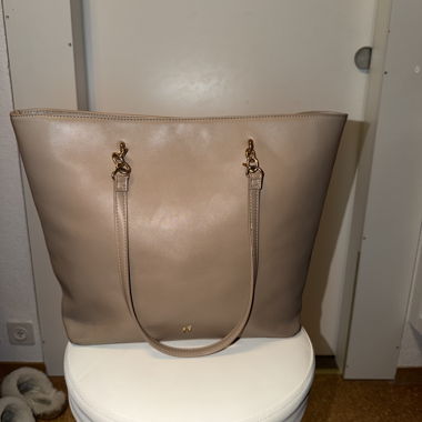 Beige Tote Bag
