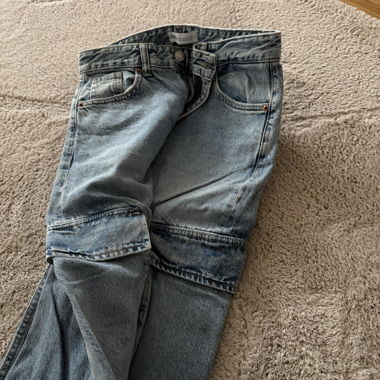 Jeans avec poches cargo