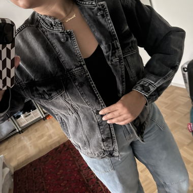 AllSaints Jeansjacket Washed grey