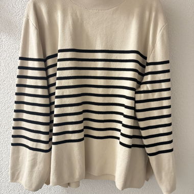 Maglione a righe