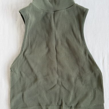 Zara stretch top pastel green